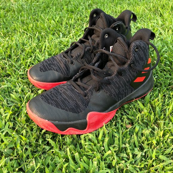 Adidas Mens Explosive Flash B43614 Black Basketball main image 5
